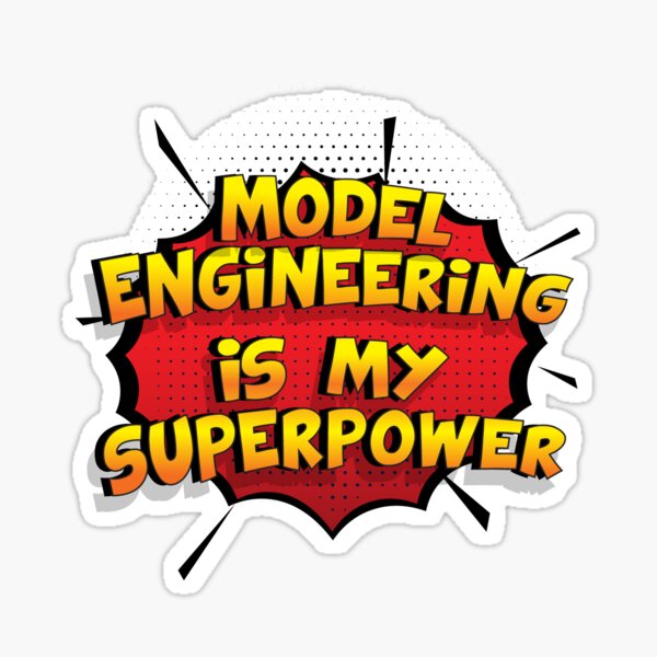 Model Engineering est mon cadeau super design Model Engineering dr�le Sticker