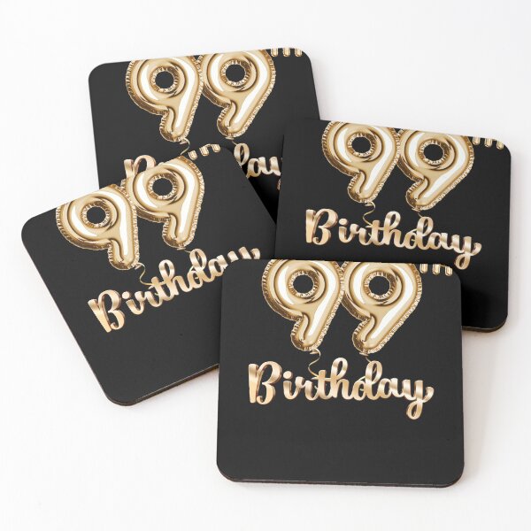 Item preview, 99th Birthday Gifts - Party Balloons Gold designed and sold by betternotes.