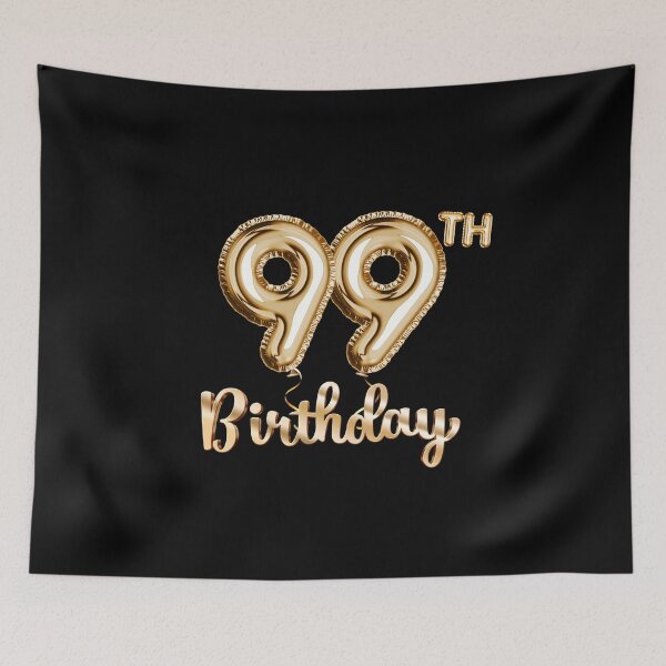 Item preview, 99th Birthday Gifts - Party Balloons Gold designed and sold by betternotes.