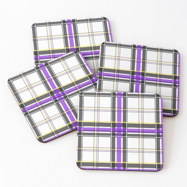 Item preview, Non Binary Pride Flag Plaid Pattern designed and sold by Bumblefuzzies.