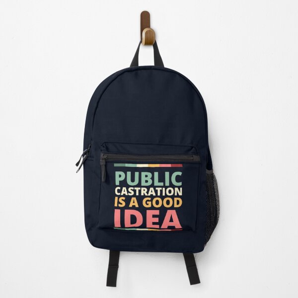 Item preview, Public Castration Is A Good Idea designed and sold by Combistudios.