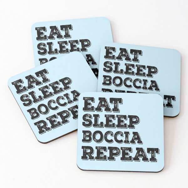 Item preview, Eat Sleep Boccia Repeat  designed and sold by meedTee.