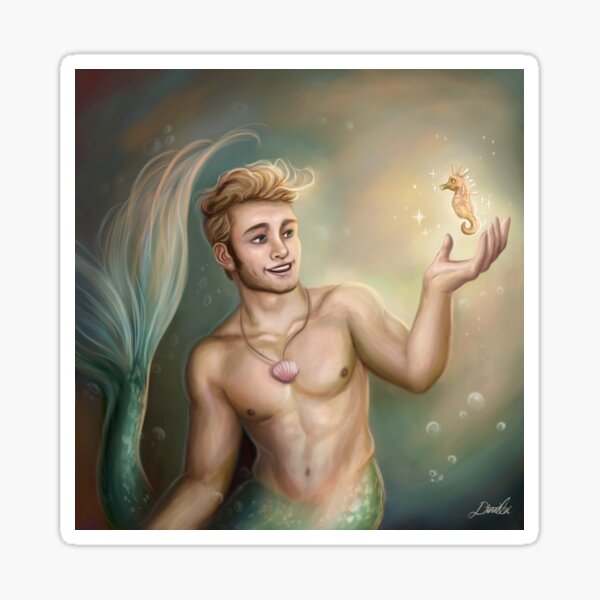 Item preview, Little Merman designed and sold by dim-draws.