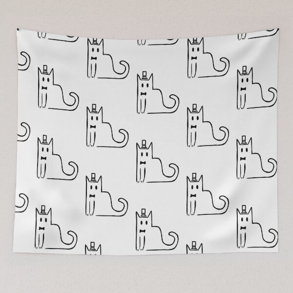 Item preview, Doodle Cat Gentleman designed and sold by molliebriant.