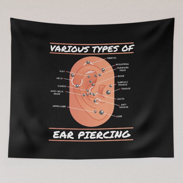 Item preview, Various Types Of Ear Piercing Earring designed and sold by MooonTees.