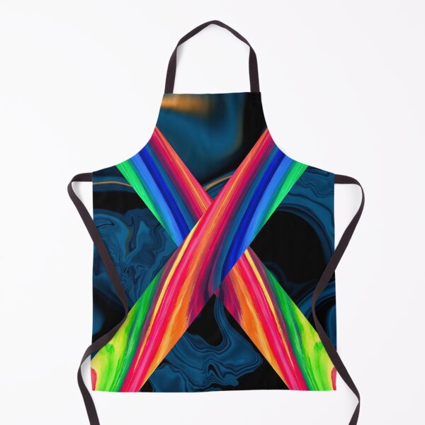 Item preview, Rainbow cross design liquid marble designed and sold by Nishad4.