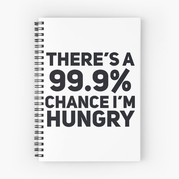 Item preview, There's A 99.9% Chance i'm hungry designed and sold by Alaadin Bendali Braham.
