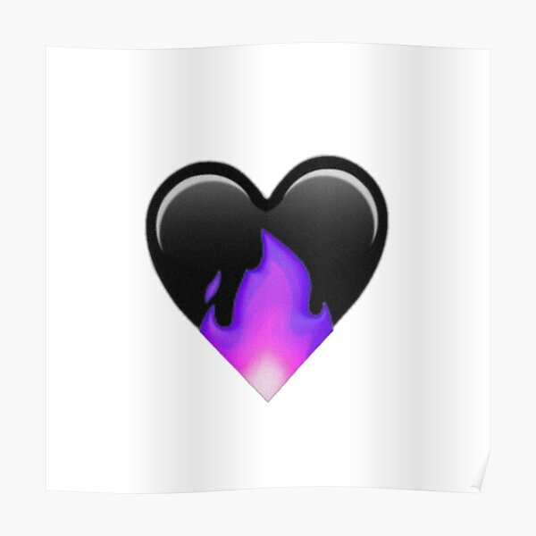 Poster Flamm Emoji Redbubble