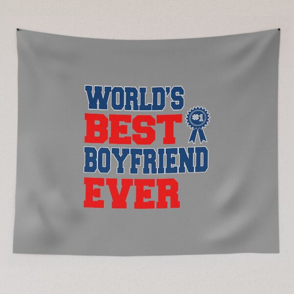 Item preview, World's Best Boyfriend Ever Funny Gift for Valentines Day designed and sold by nikkidawn74.