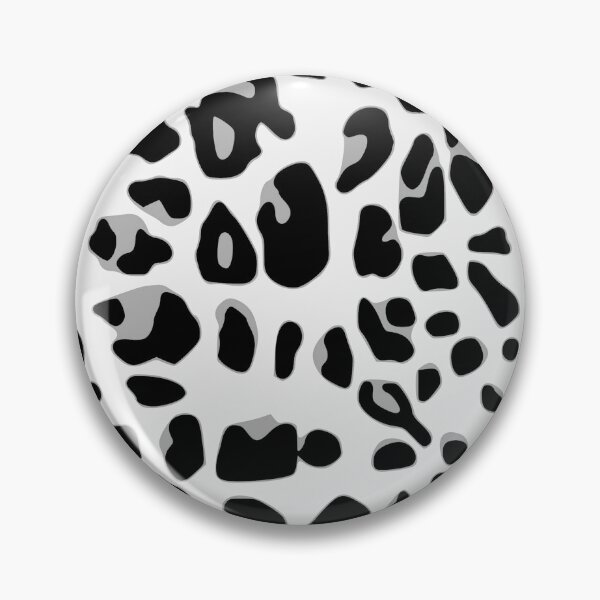 Item preview, Black and white snow leopard pattern designed and sold by IoanaHraball.