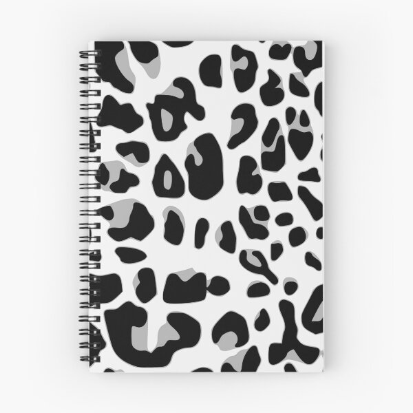Item preview, Black and white snow leopard pattern designed and sold by IoanaHraball.