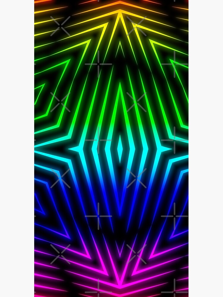 Candy's Abstract 80's Style Blacklight Art by Gypsykiss