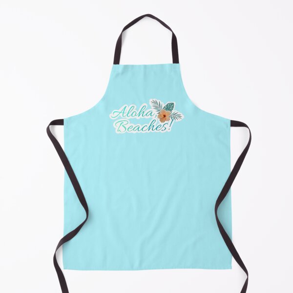 Item preview, Aloha Beaches (Aqua Writing/Orange Flower) designed and sold by LiciaMarie.