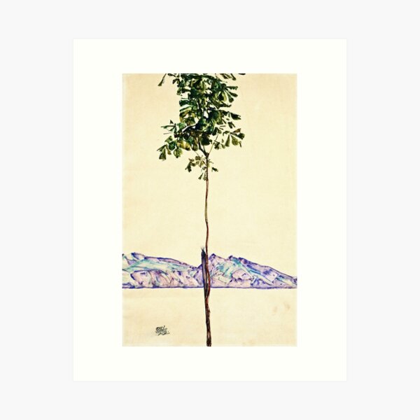 Item preview, Egon Schiele -Little Tree designed and sold by artcenter.