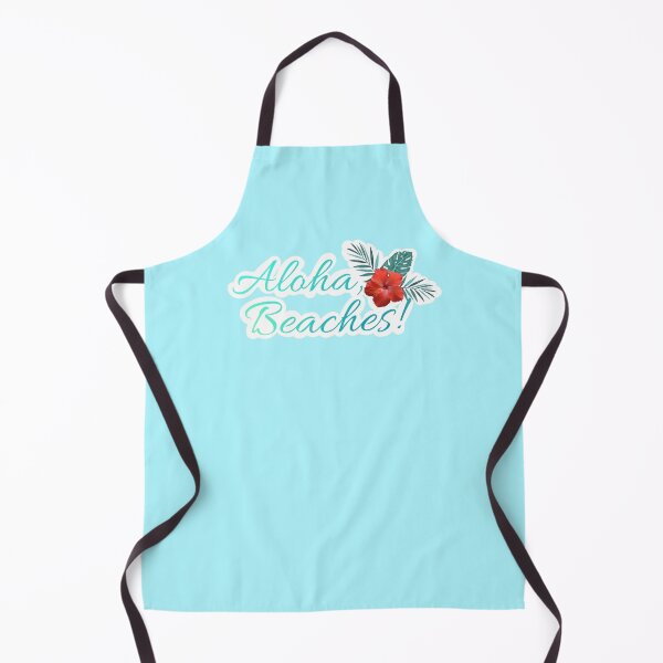 Item preview, Aloha Beaches (Aqua Writing/Red Flower) designed and sold by LiciaMarie.