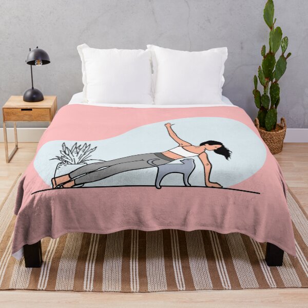 Item preview, YOGA WITH CAT Side Plank designed and sold by Trio's Stuff.