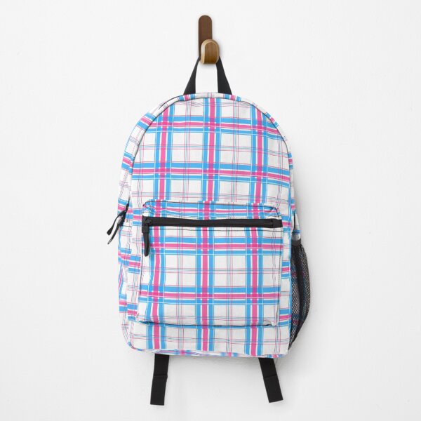 Item preview, Transgender Pride Flag Plaid Pattern designed and sold by Bumblefuzzies.