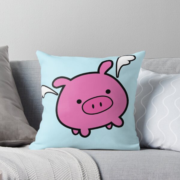 Item preview, Cute Pink Flying Pig designed and sold by PigsWithWings.