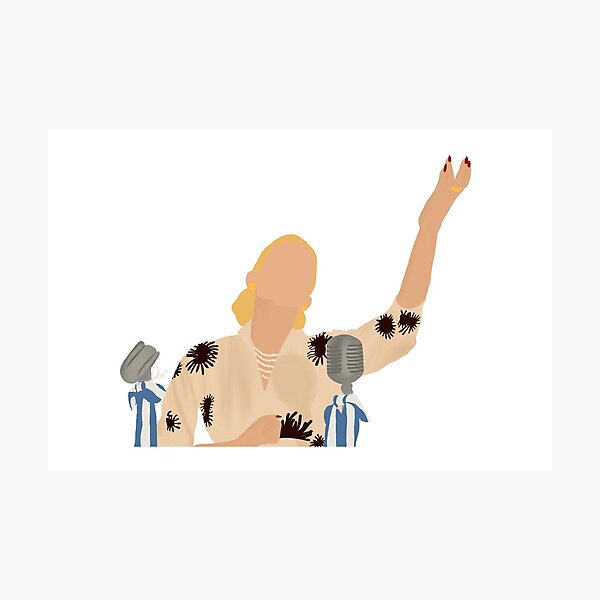 Evita on The Balcony Photographic Print
