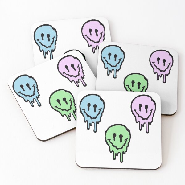 Item preview, drippy smiley faces pack designed and sold by teostickers.