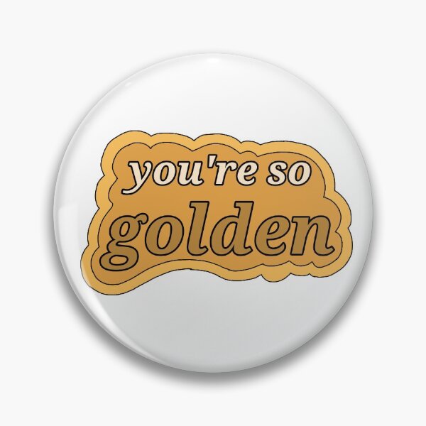 Item preview, golden pin designed and sold by sweetgigi.