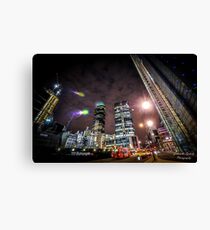 London in the lights Canvas Print