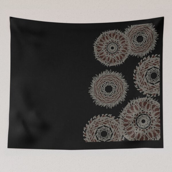 Item preview, ringed rug designed and sold by kelele.