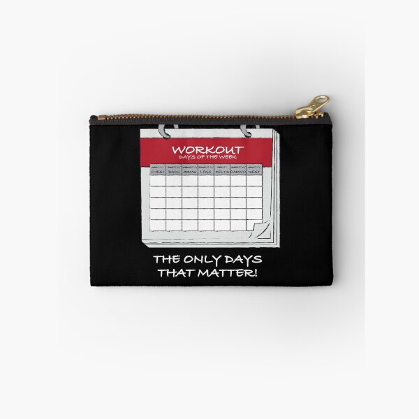 Item preview, Workout Calendar designed and sold by Nerdfudesigns.