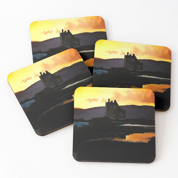 Item preview, Lochranza Castle at Dusk designed and sold by Hannah Mills Art.