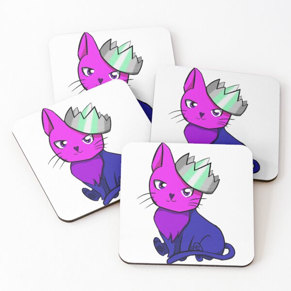 Item preview, Bisexual Demiandrogyne Pride Cat designed and sold by LunarDoodles.