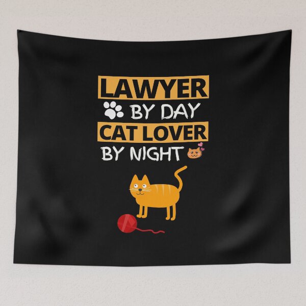 Item preview, Lawyer By Day Cat Lover By Night designed and sold by bifkee19.