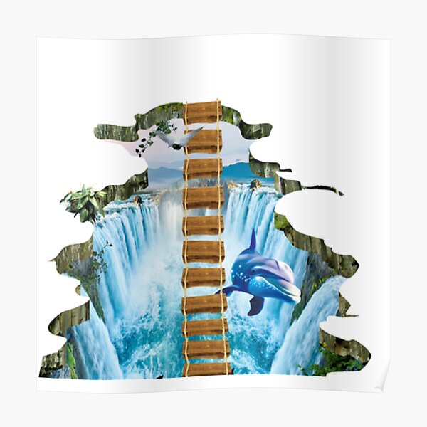 3D Pavement Art Poster