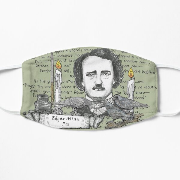 Edgar Allan Poe Nevermore Raven Mask