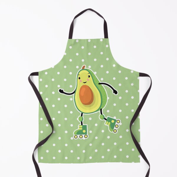 Item preview, Cute Skating Avocado Rollerskates Guac Guacamole designed and sold by WildHoneyDesign.