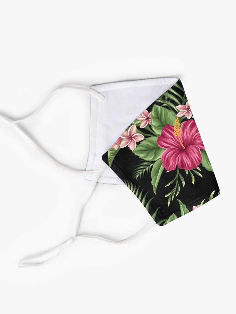 Alternate view of Tropical Flowers Mask