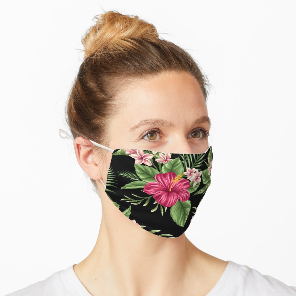 Tropical Flowers Mask