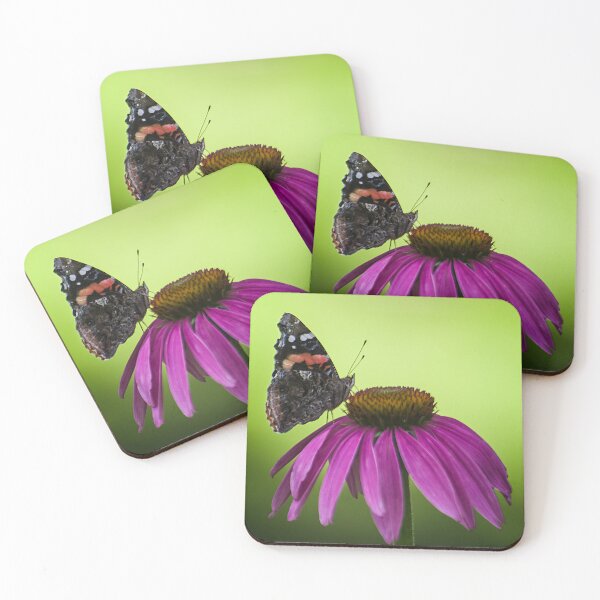 Item preview, Painted Lady On a Cone Flower designed and sold by Shelly Gunderson.