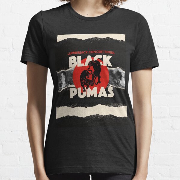 Pumas negros Camiseta esencial