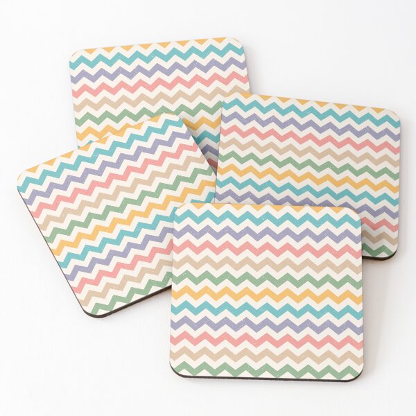 Item preview, Bright Pastel Zig Zag designed and sold by Pink Pineapple Works.