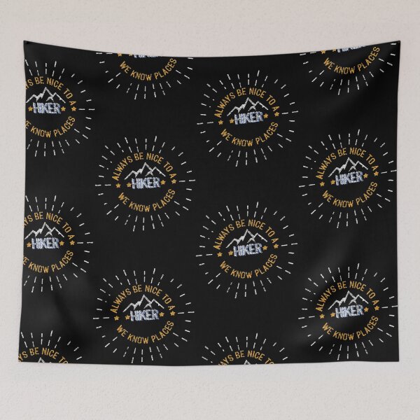 Item preview, retro hiker quote designed and sold by pirminio.