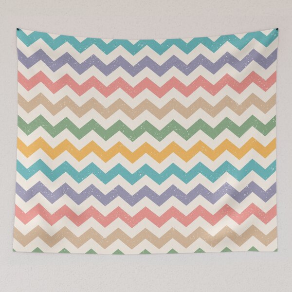 Item preview, Bright Pastel Zig Zag designed and sold by Pink Pineapple Works.
