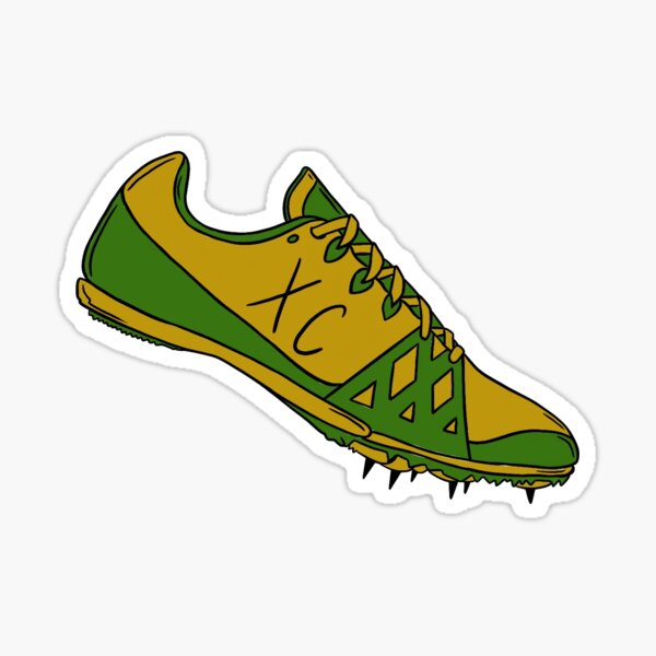 Item preview, Green and Gold Cross Country Spike designed and sold by Charcharleyb.