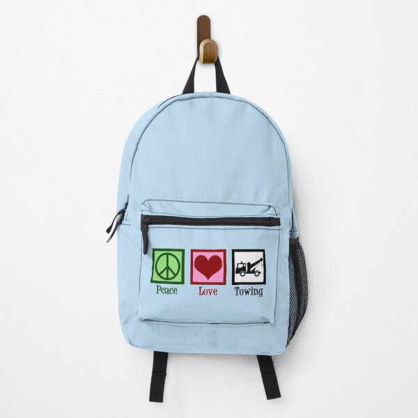 Item preview, Peace Love Towing | Tow Truck Company designed and sold by Epic Love Designs.