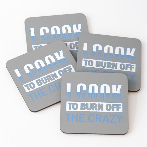 Item preview, I Cook To Burn Off The Crazy Chef Gift Idea print designed and sold by nikkidawn74.
