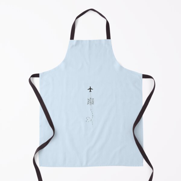 Item preview, cute plane trail blue personalised name- YOUR NAME HERE- example designed and sold by emcazalet.