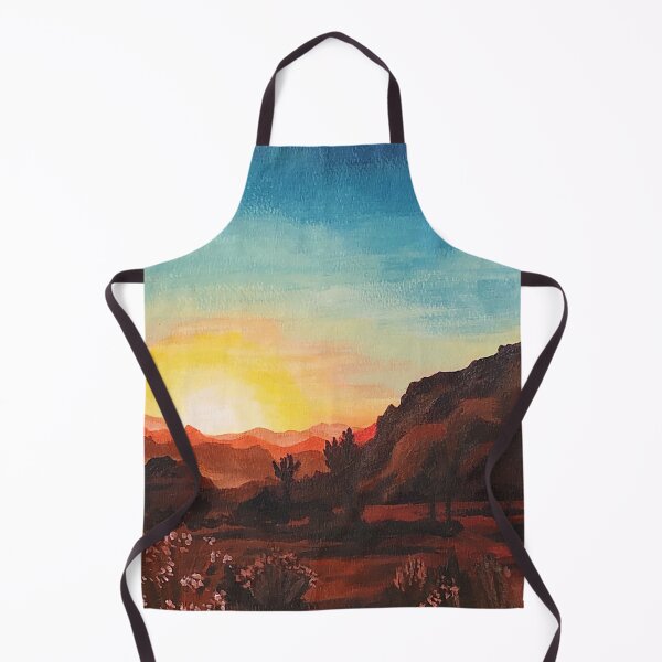 Item preview, orange and blue desert sunset designed and sold by artbanannie.
