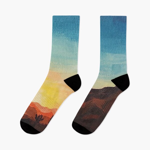 Item preview, orange and blue desert sunset designed and sold by artbanannie.