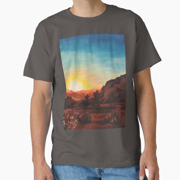 Item preview, orange and blue desert sunset designed and sold by artbanannie.