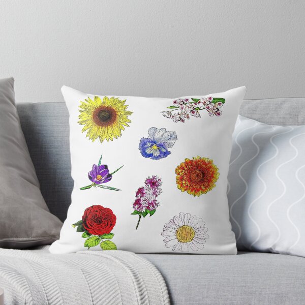Item preview, Vibrant Cartoon Flowers designed and sold by krisola.