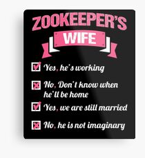 ZOOKEEPER'S WIFE Metal Print